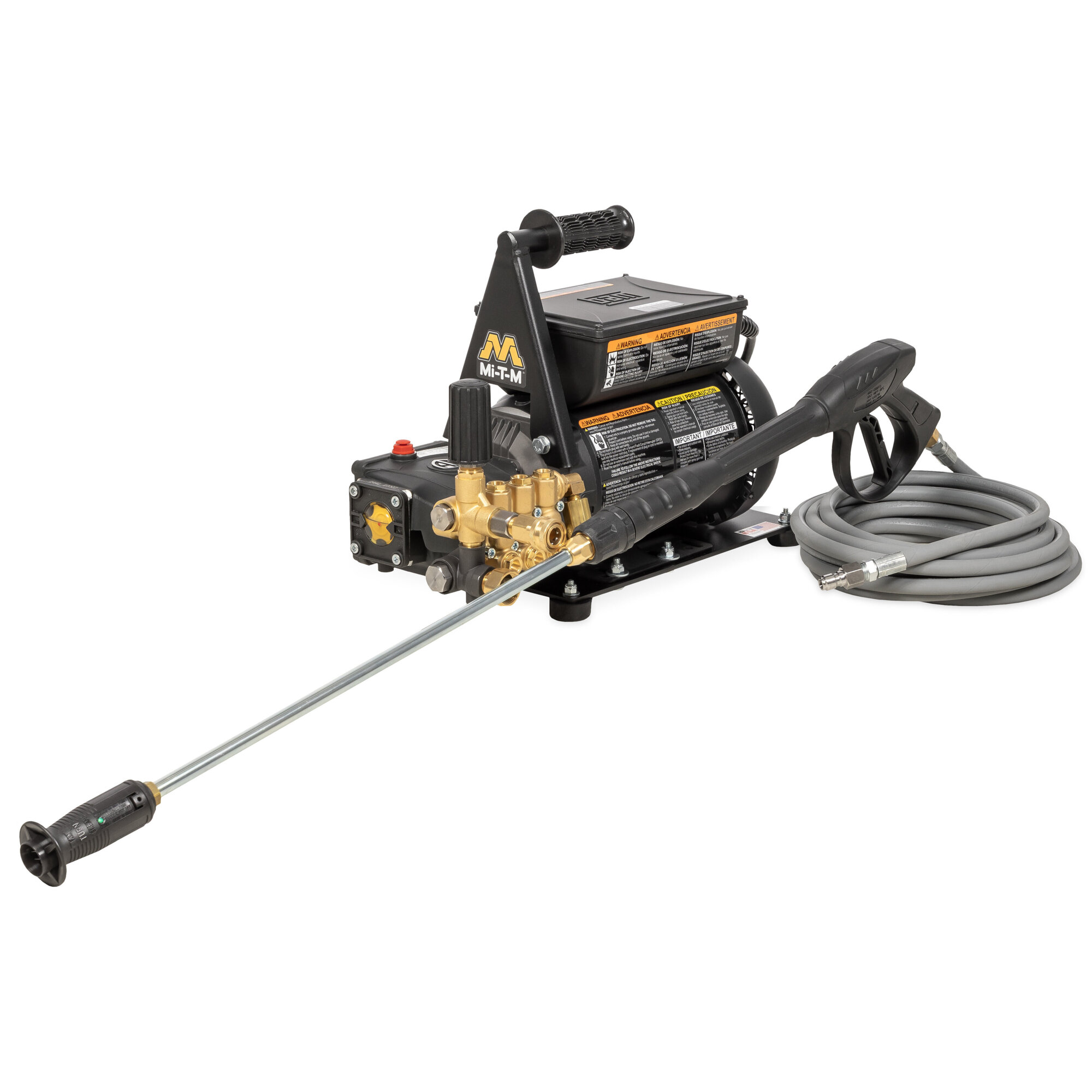 Mi-T-M CD Series Electric Direct Drive Cold Water Pressure Washer — 1,500 PSI, 2 GPM, Portable, Model# CD-1502-3MUH
